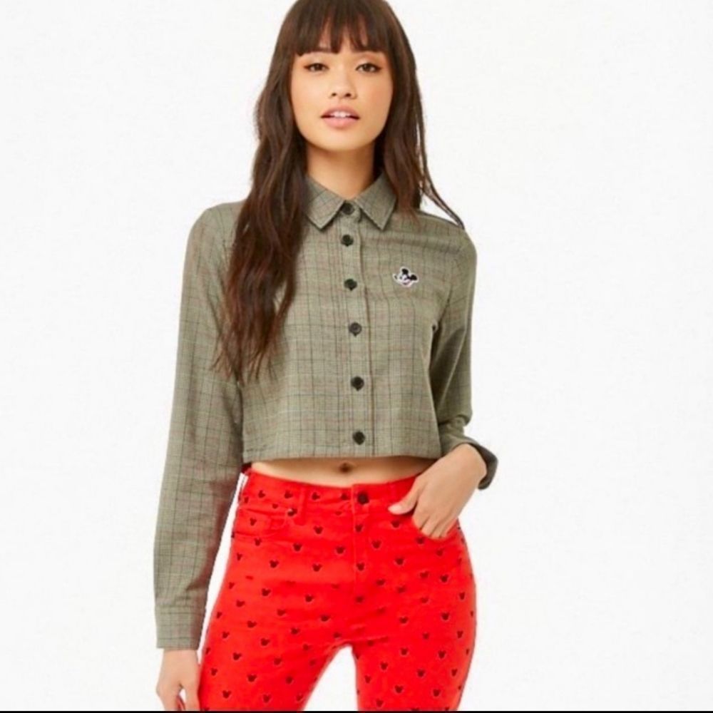 FOREVER 21 x‎ DISNEY Mickey Mouse "Glen Plaid" suit - 2 piece set